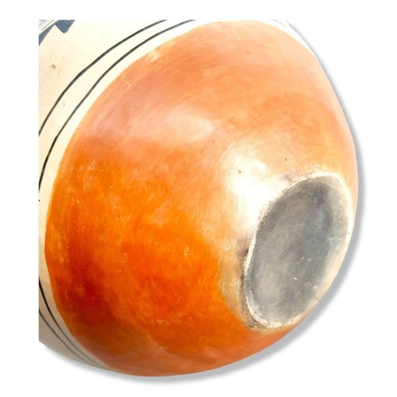 Santo Domingo Pueblo Pottery Olla Water Jug Pot Vase Southwest Native Amer Acoma - Picture 3 of 12